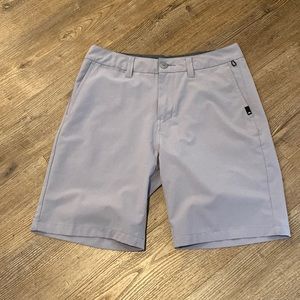 Quicksilver - men’s amphibian shorts - 4-way stretch - gray size 28 -